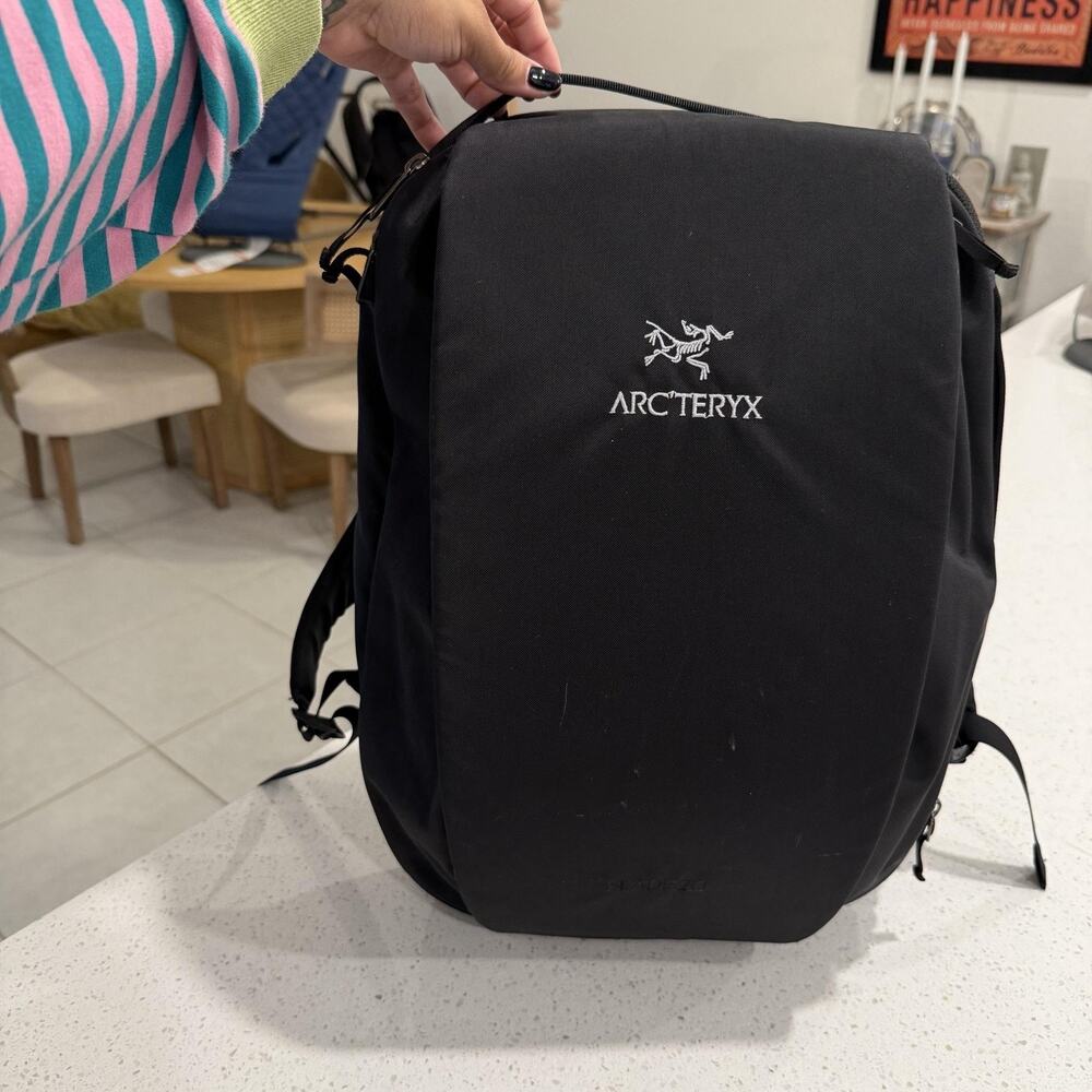 Arcteryx Blade 20 Backpack Black Nylon Laptop Travel Office Work Office Daypack